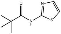 2,2-二甲基-N-(1,3-噻唑-2-基)丙酰胺 结构式