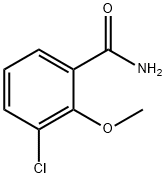 3-Chloro-2-methoxybenzamide 结构式