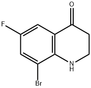 8-溴-6-氟-2,3-二氢喹啉-4(1H)-酮 结构式