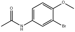 3-溴-4-甲氧基乙酰苯胺 结构式