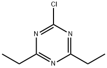 2-氯-4,6-二乙基-1,3,5-三嗪 结构式