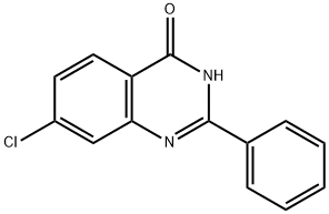 7-Chloro-2-phenyl-1H-quinazolin-4-one 结构式