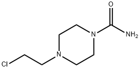 4-(2-氯乙基)哌嗪-1-甲酰胺 结构式