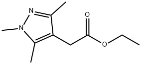 2-(1,3,5-三甲基-1H-吡唑-4-基)乙酸乙酯 结构式