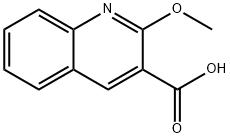 2-methoxy-3-quinolinecarboxylic acid 结构式