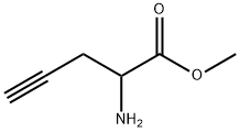 2-氨基戊-4-炔酸甲酯 结构式