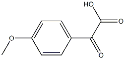 4-甲氧基苯甲酰甲酸 结构式
