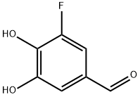 3-fluoro-4,5-dihydroxybenzaldehyde 结构式