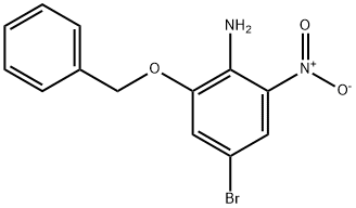 2-(BENZYLOXY)-4-BROMO-6-NITROANILINE 结构式