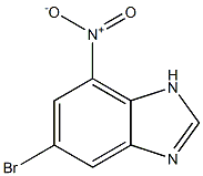 5-溴-7-硝基1H苯并咪唑 结构式