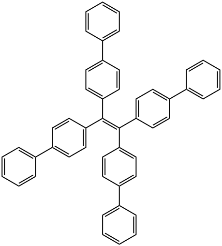 1,1,2,2-四(4-联苯基)乙烯 结构式