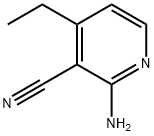 2-氨基-4-乙基烟腈 结构式