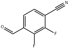 2,3-二氟-4-甲醛基苯甲腈 结构式
