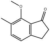 7-甲氧基-6-甲基-茚满-1-酮 结构式