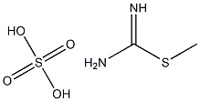 methyl carbamimidothioate,sulfuric acid 结构式