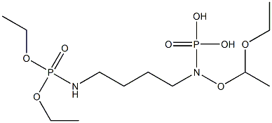 四乙基丁烷-1,4-二基双(氨基磷酸酯) 结构式