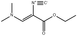 (Z)-3-dimethylamino-2-isocyano-acrylic acid ethyl ester 结构式