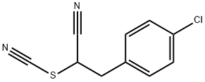 3-(4-Chloro-phenyl)-2-thiocyanato-propionitrile 结构式