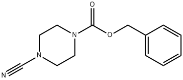 Benzyl 4-Cyanopiperazine-1-Carboxylate 结构式
