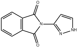 2-(1H-吡唑-3-基)异二氢吲哚-1,3-二酮 结构式