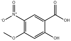 2-Hydroxy-4-methoxy-5-nitro-benzoic acid 结构式
