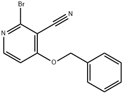 4-(Benzyloxy)-2-bromonicotinonitrile 结构式