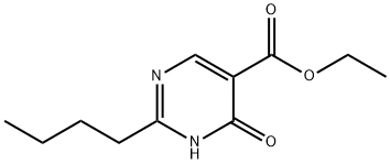 2-丁基-6-氧代-1,6-二氢嘧啶-5-甲酸乙酯 结构式