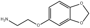 2-(benzo[d][1,3]dioxol-5-yloxy)ethanamine 结构式