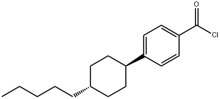 4-(4-戊基环己基)苯甲酰氯 结构式