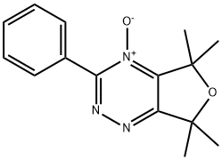 5,7-DIHYDRO-3-PHENYL-5,5,7,7-TETRAMETHYLFURO(3,4-E)-1,2,4-TRIAZINE-4-OXIDE 结构式