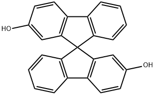9,9'-spirobi[fluorene]-2,2'-diol 结构式
