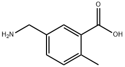 5-(氨基甲基)-2-甲基苯甲酸 结构式
