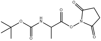 [2-[(2,5-dioxo-1-pyrrolidinyl)oxy]-1-methyl-2-oxoethyl]carbamic acid 1,1-dimethylethyl ester 结构式