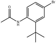 N-(4-溴-2-叔丁基苯基)乙酰胺 结构式