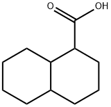 十氢萘-1-羧酸 结构式