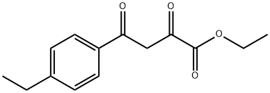 4-(4-乙基苯基)-2,4-二氧代丁酸乙酯 结构式