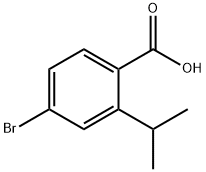 4-溴-2-异丙基苯甲酸 结构式