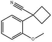 1-(2-甲氧基苯基)环丁烷甲腈 结构式