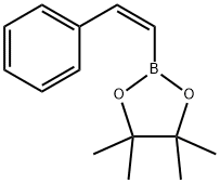 (Z)-4,4,5,5-TETRAMETHYL-2-STYRYL-1,3,2-DIOXABOROLANE 结构式
