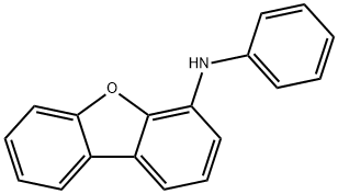 N-苯基-4-二苯并呋喃胺 结构式