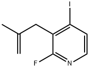 2-Fluoro-4-iodo-3-(2-methylallyl)pyridine 结构式