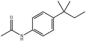 N-(4-叔戊基苯基)乙酰胺 结构式