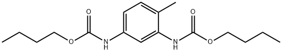 N,N'-BIS(BUTOXYCARBONYL)-4-METHYL-1,3-PHENYLENEDIAMINE 结构式