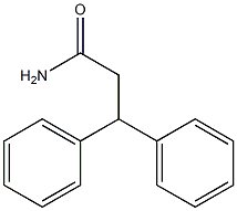 3,3-diphenylpropanamide 结构式