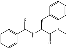 3-苯基-2-(苯基甲酰胺基)丙酸甲酯 结构式