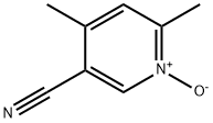 4,6-二甲基-3-氰基吡啶氮氧化物 结构式