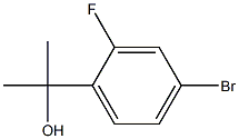 2-(4-bromo-2-fluorophenyl)propan-2-ol 结构式