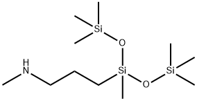 [3-(氮-甲基胺基)丙基]甲基双(三甲基硅氧基)硅烷 结构式