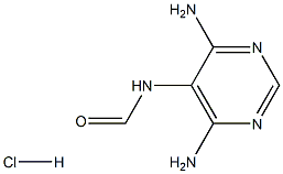4,6-Diamino-5-(formylamino)pyrimidine hydrochloride 结构式