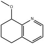 8-methoxy-5,6,7,8-tetrahydroquinoline 结构式